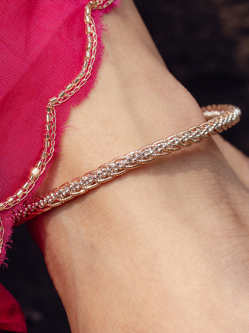 Solid Twisted Anklet