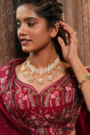 Moon Kundan Earcuff