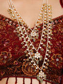 Maharani 3 Layer Long Necklace