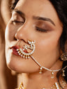 Clip-On Kundan Bridal Nath