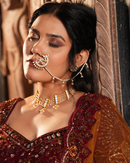 Rajkumari Pearl Cascade Necklace
