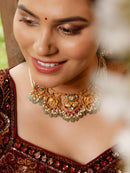 Kundan & Choker Necklace With Earing Set