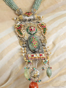 Dual-Tone Animal Motif Statement Pendant