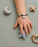 Paw Print Unicorn Charm Bangle
