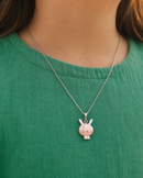 Blushy Bunny Pendant Chain